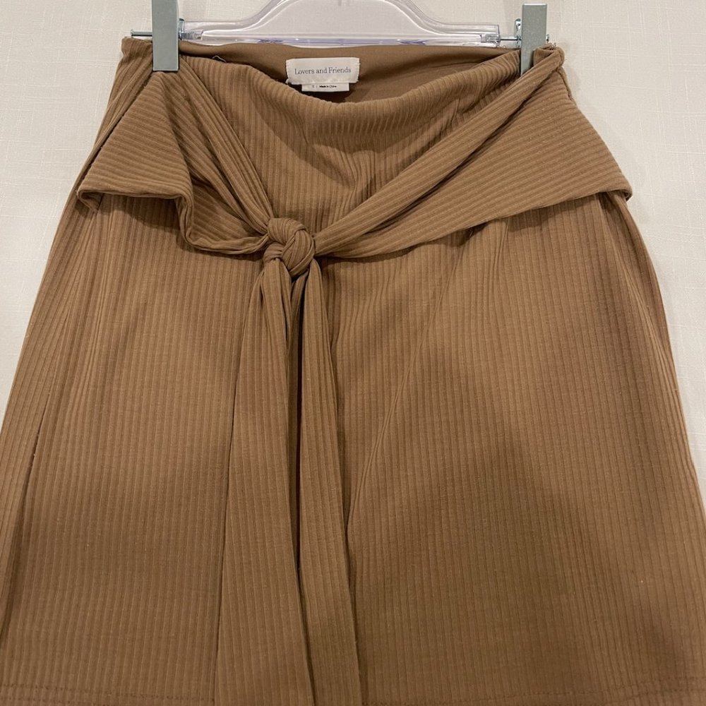 Lovers + Friends Tie Mini Skirt